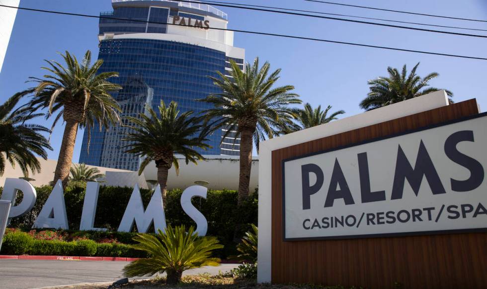 The Palms hotell-kasino i Las Vegas, tisdagen den 4 maj 2021. (Erik Verduzco / Las Vegas Review-Jo ...